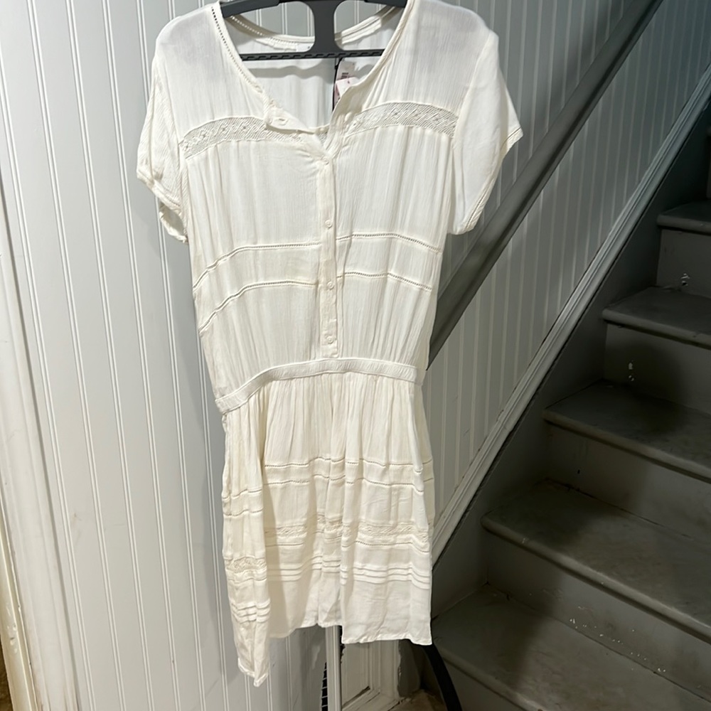 Creamy white dress